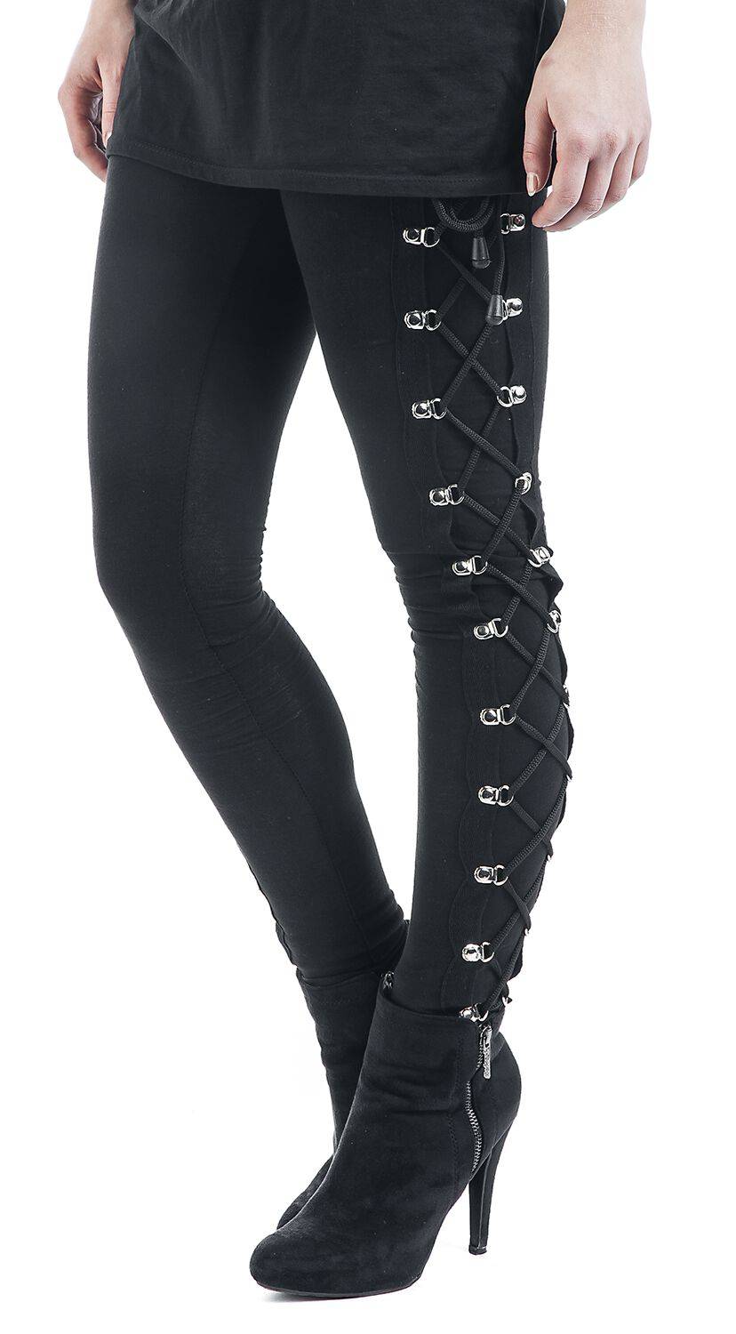 EMP Leggings Schwarz Von Gothicana By EMP