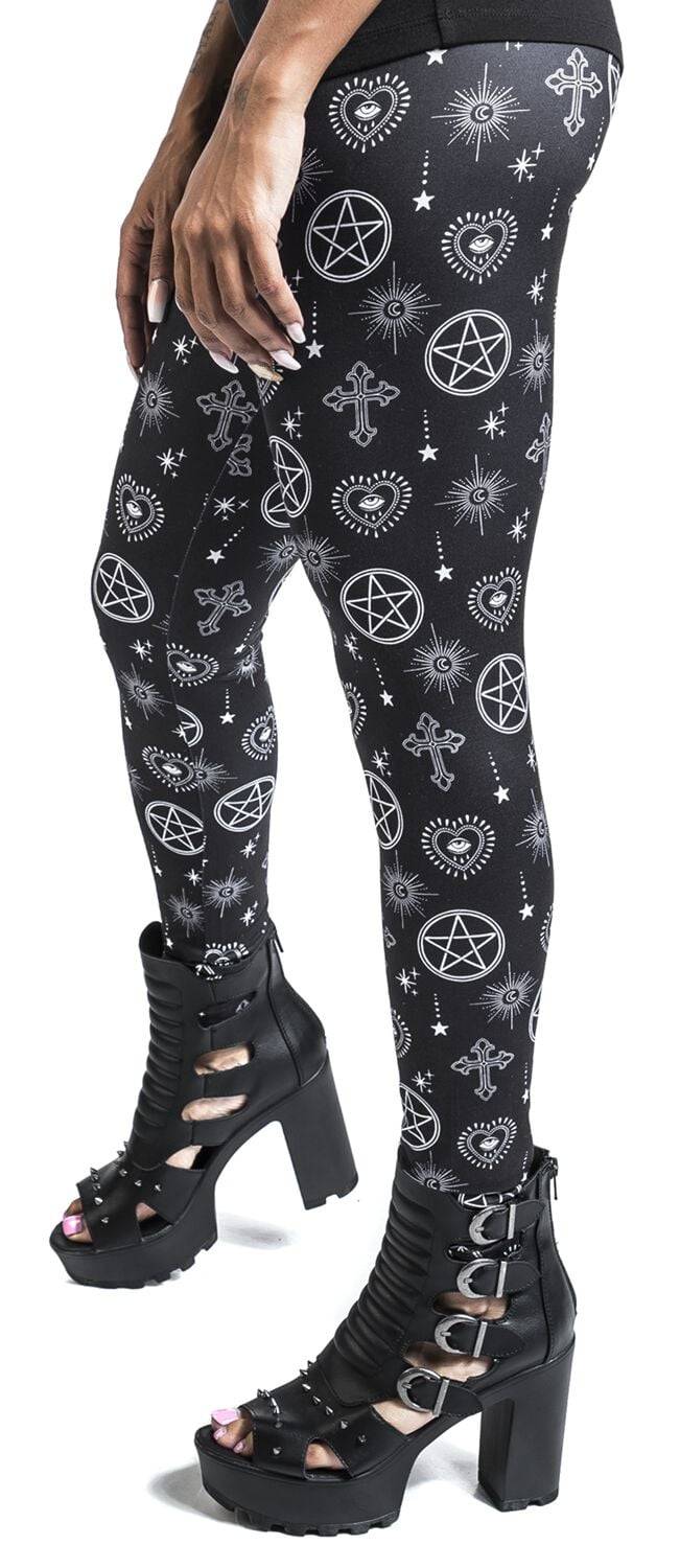 EMP Leggings Schwarz Von Gothicana By EMP