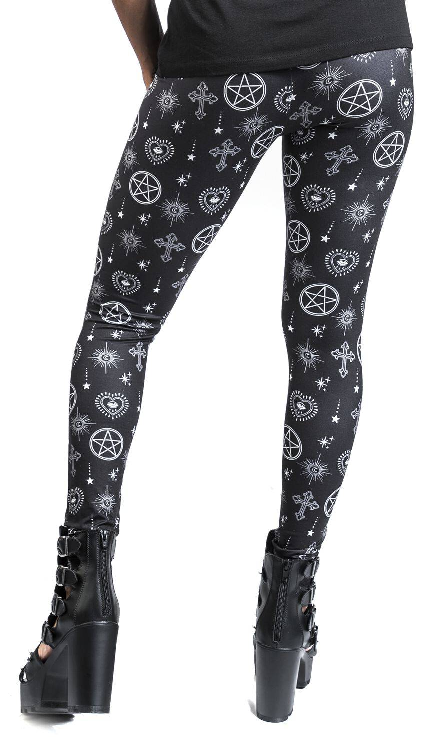 EMP Leggings Schwarz Von Gothicana By EMP