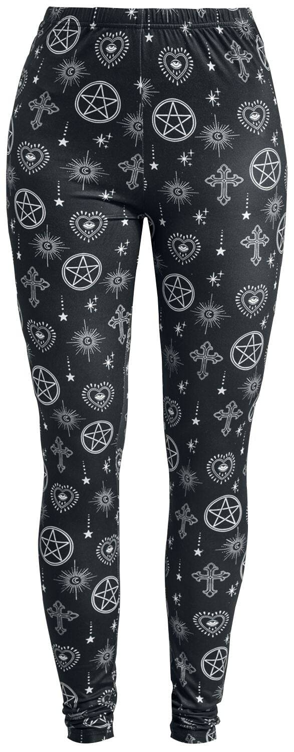 EMP Leggings schwarz von Gothicana by EMP