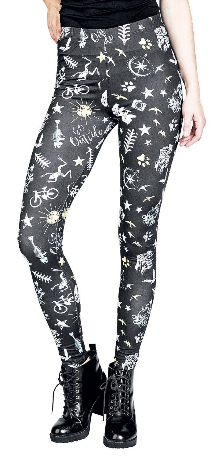 EMP Leggings Schwarz Von RED By EMP