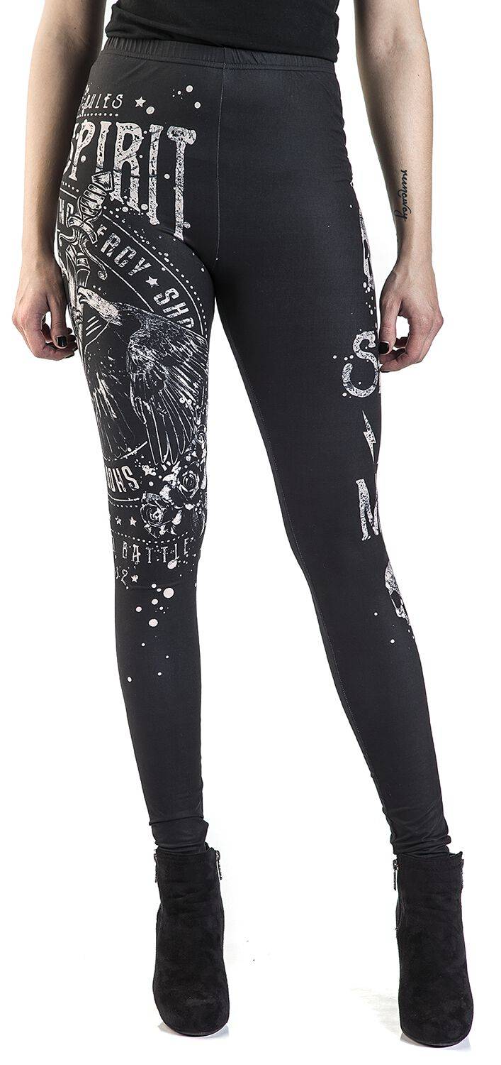 EMP Leggings Schwarz Von Rock Rebel By EMP