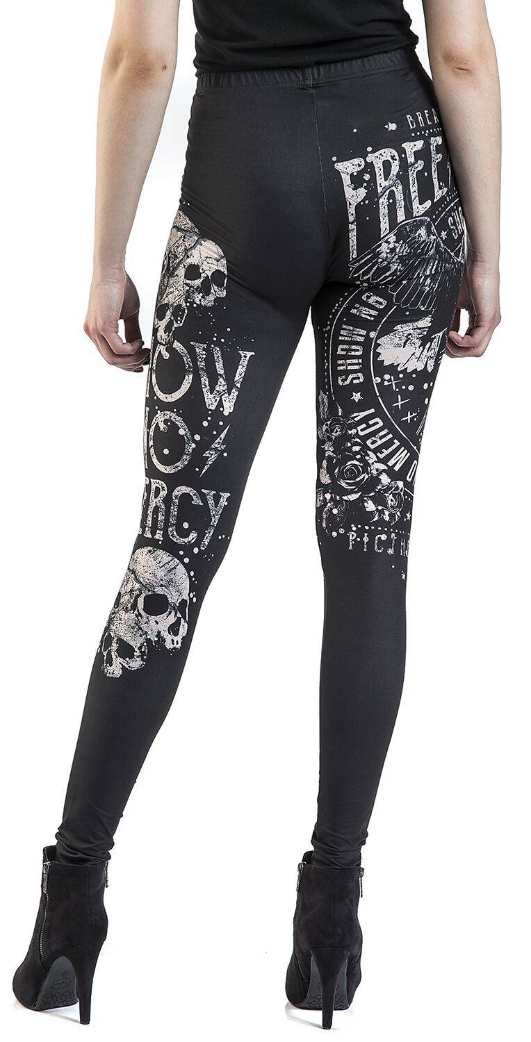 EMP Leggings Schwarz Von Rock Rebel By EMP