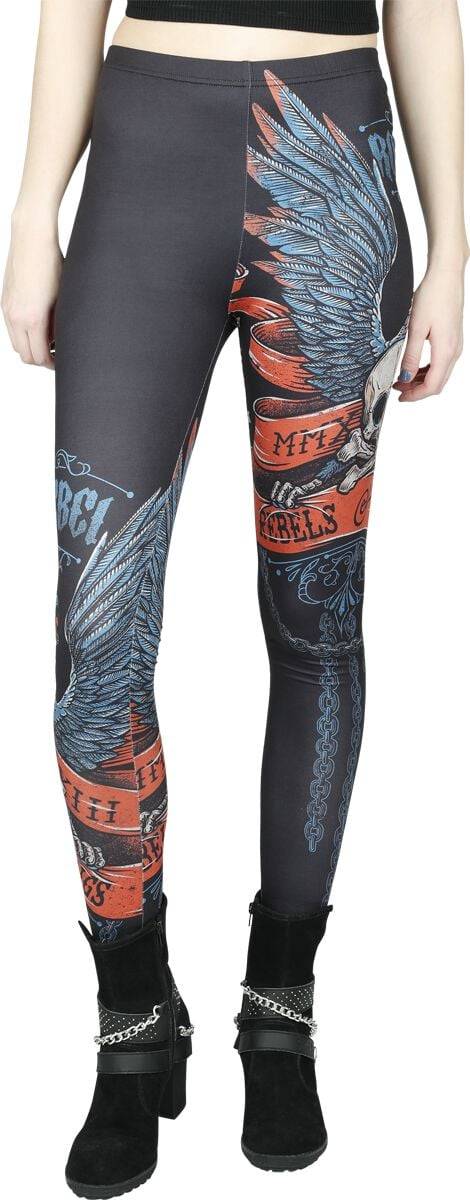 EMP Leggings Schwarz Von Rock Rebel By EMP