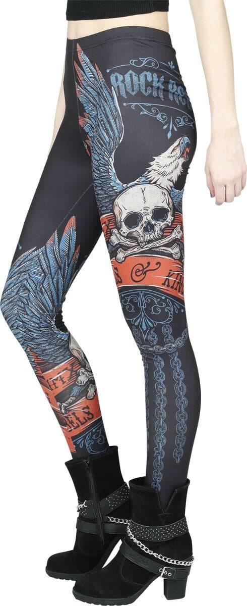 EMP Leggings Schwarz Von Rock Rebel By EMP