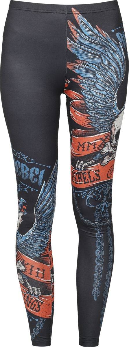 EMP Leggings schwarz von Rock Rebel by EMP