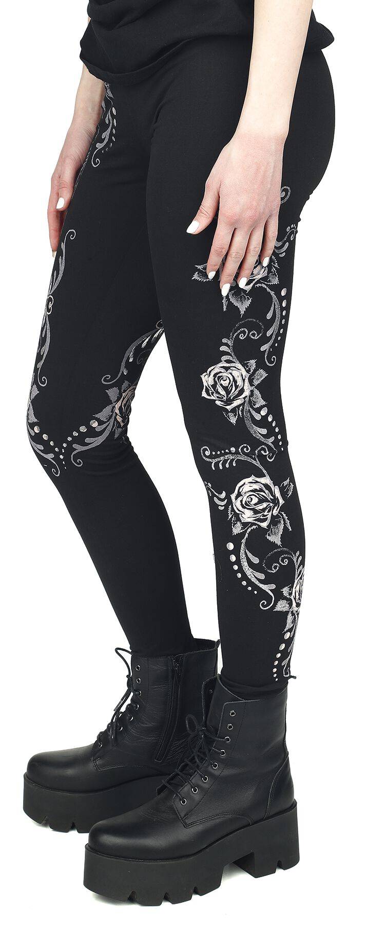 EMP Leggings Schwarz Von Rock Rebel By EMP