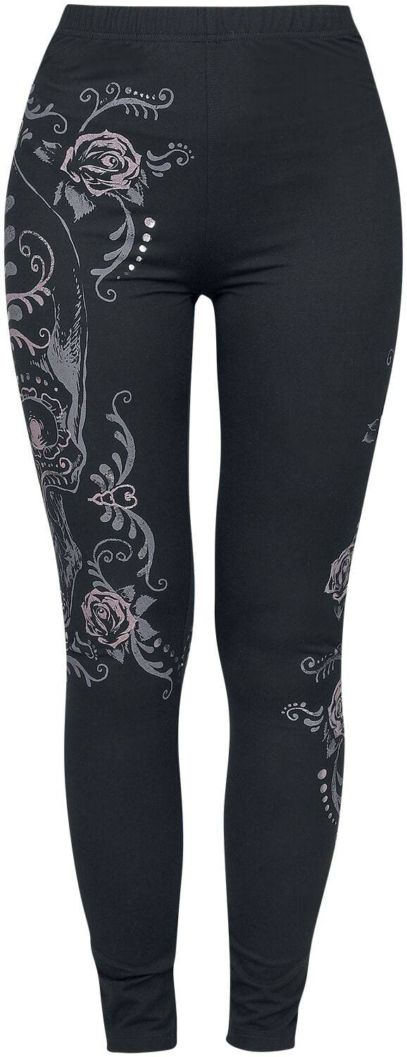 EMP Leggings schwarz von Rock Rebel by EMP