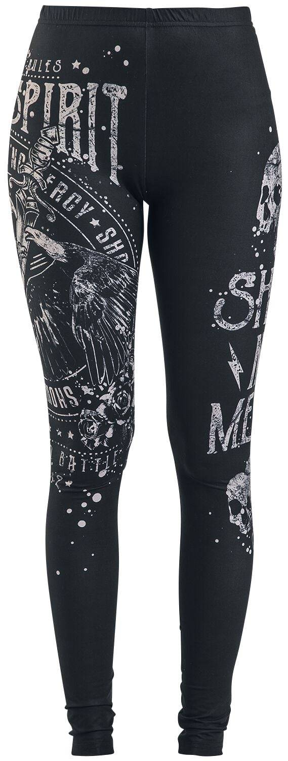 EMP Leggings schwarz von Rock Rebel by EMP