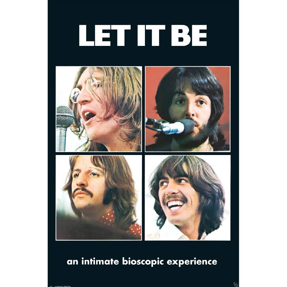 EMP "Let it be" Poster multicolor von The Beatles