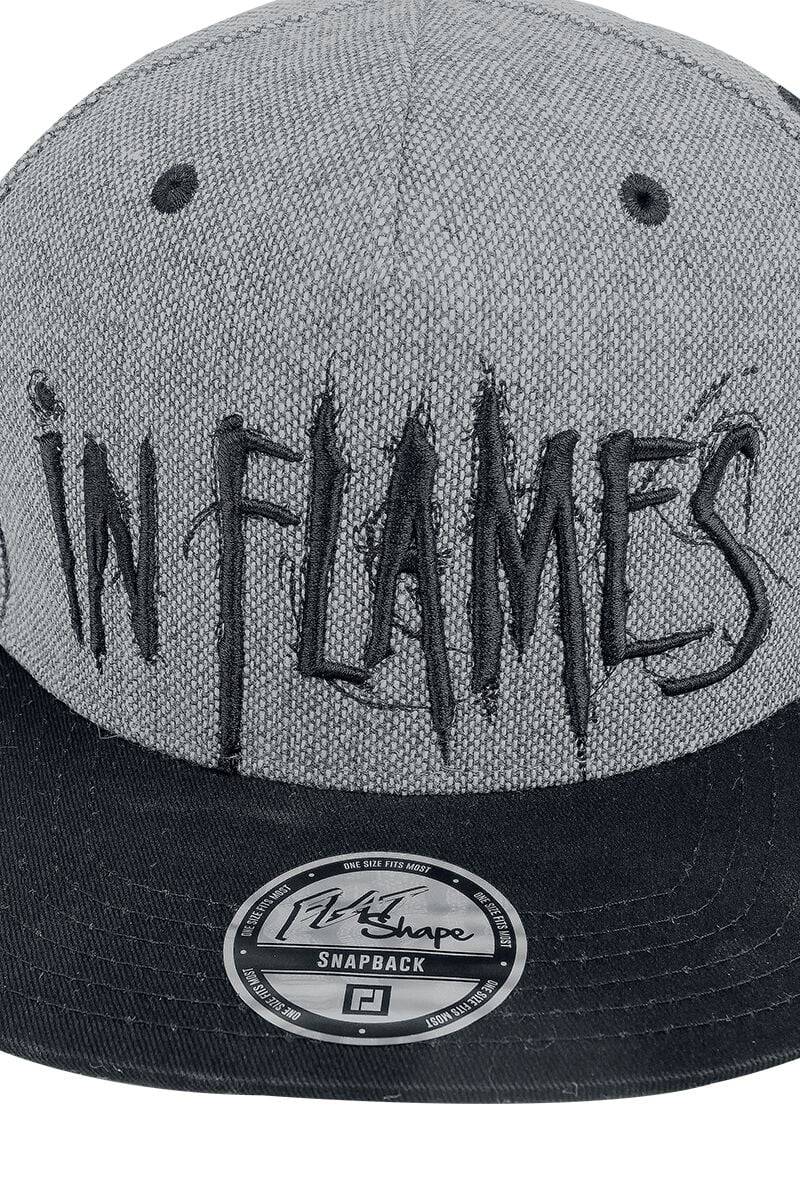 EMP "Logo" Cap Schwarz/grau Von In Flames