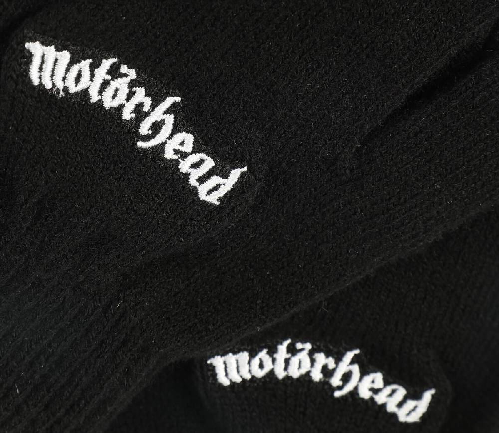 EMP "Logo" Fingerhandschuhe Schwarz Von Motörhead