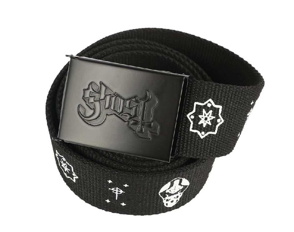 EMP "Logo" Gürtel schwarz von Ghost