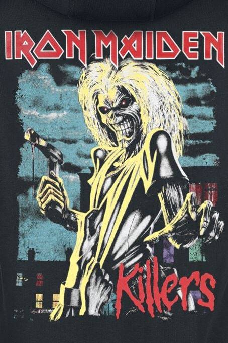 EMP "Logo" Kapuzenpullover Schwarz Von Iron Maiden