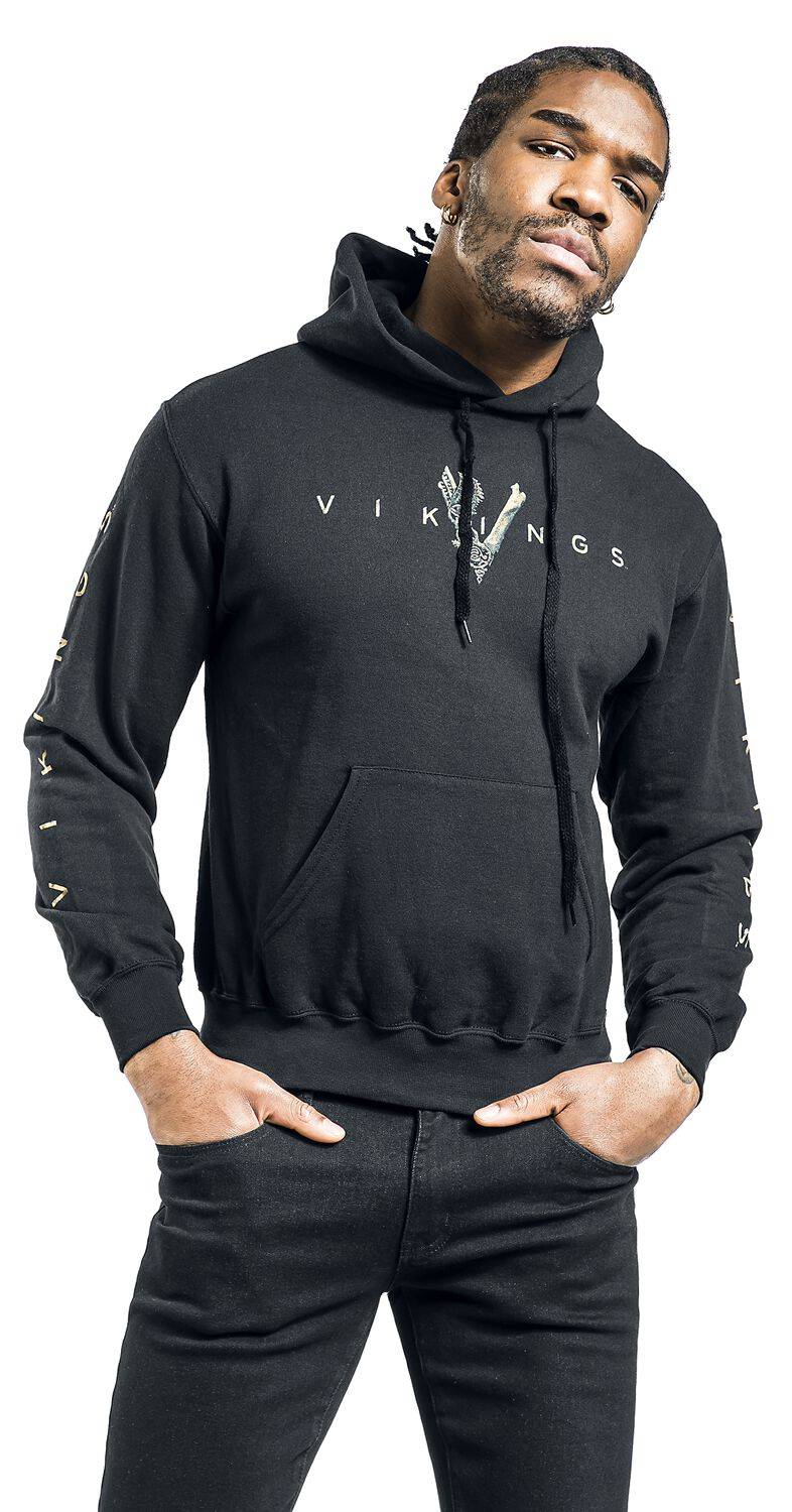 EMP "Logo" Kapuzenpullover Schwarz Von Vikings