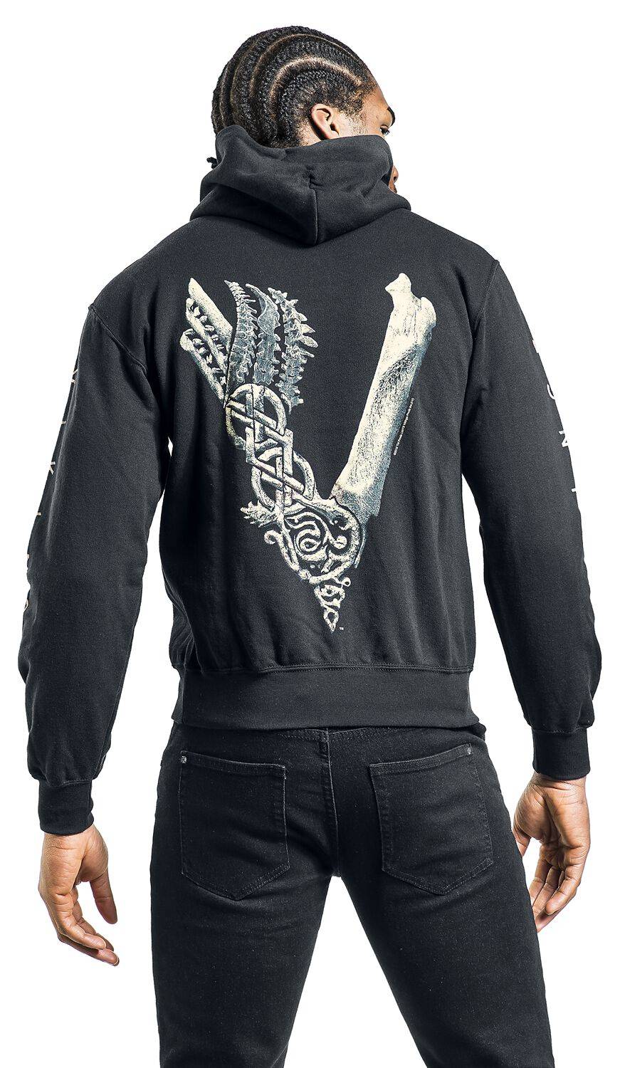 EMP "Logo" Kapuzenpullover Schwarz Von Vikings