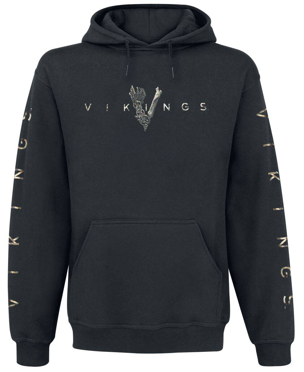 EMP "Logo" Kapuzenpullover schwarz von Vikings
