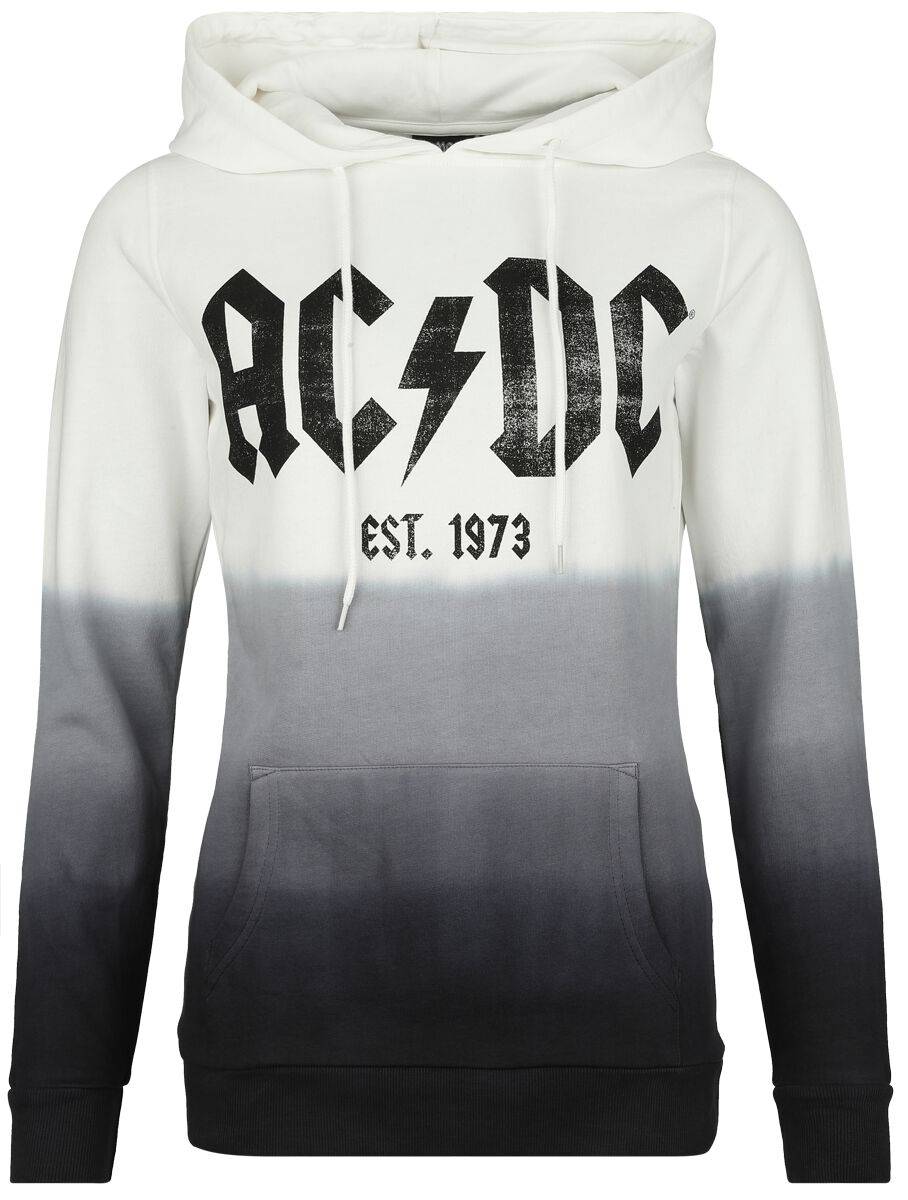 EMP "Logo" Kapuzenpullover weiß/schwarz von AC/DC