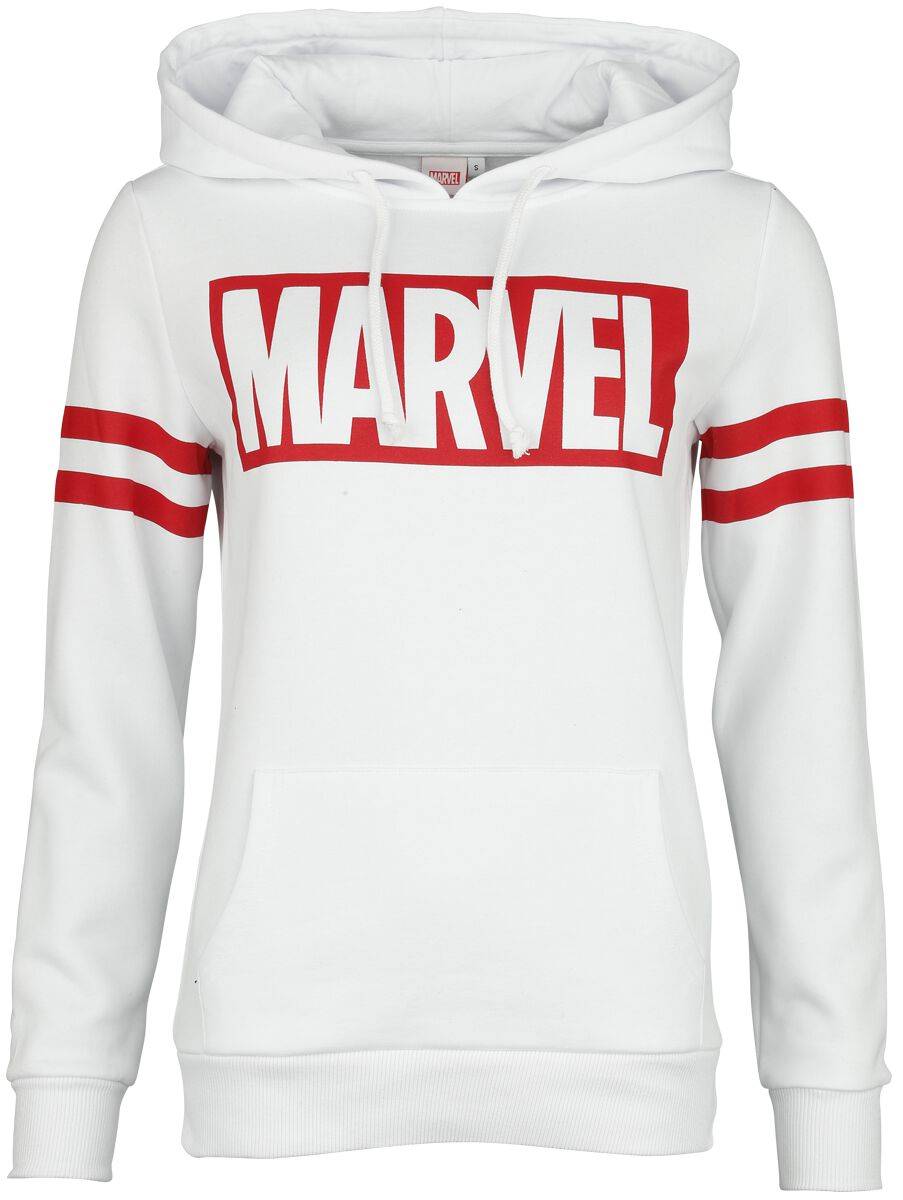 EMP "Logo" Kapuzenpullover weiß von Marvel