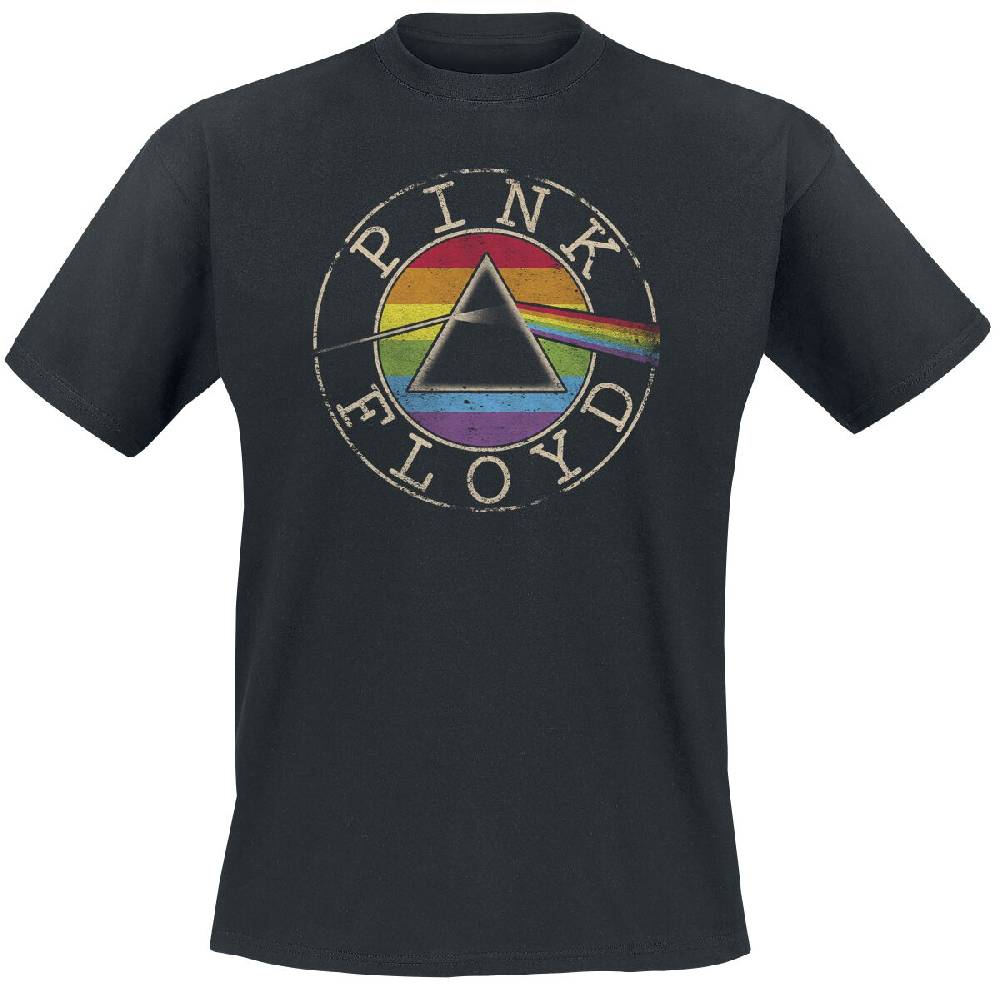 EMP "Logo Rainbow" T-Shirt schwarz von Pink Floyd