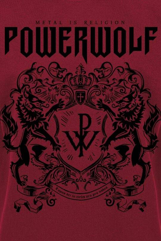 EMP "Logo (red)" T-Shirt Rot Von Powerwolf