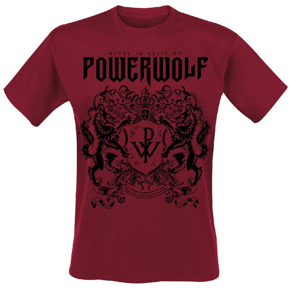 EMP "Logo (red)" T-Shirt rot von Powerwolf