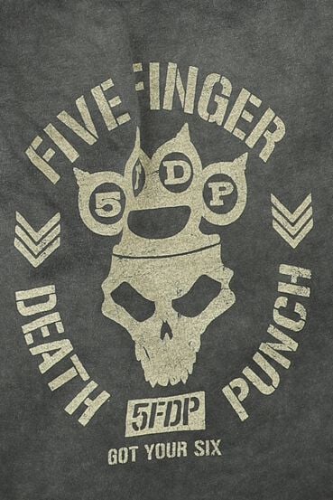 EMP "Logo" Short Grau Von Five Finger Death Punch