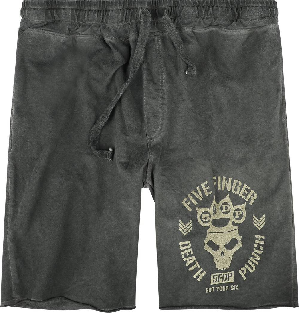 EMP "Logo" Short grau von Five Finger Death Punch