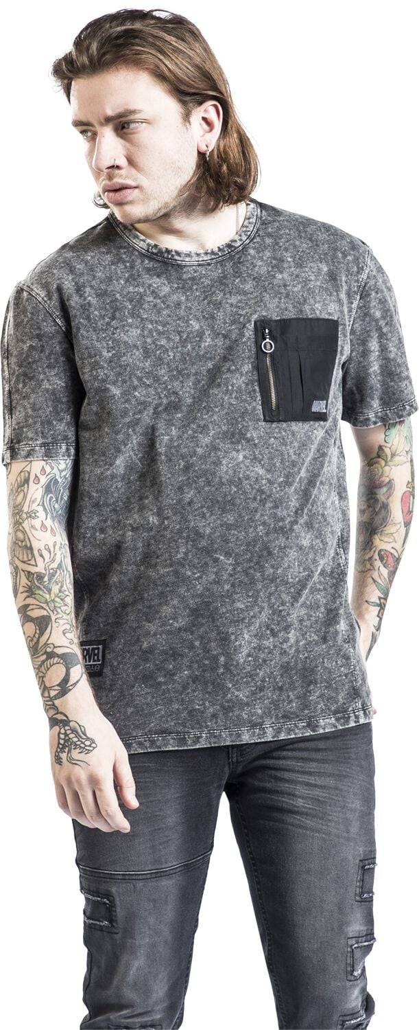 EMP "Logo" T-Shirt Dunkelgrau Von Marvel