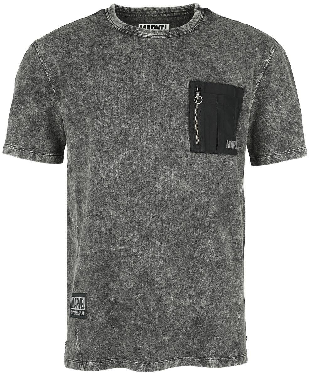 EMP "Logo" T-Shirt dunkelgrau von Marvel