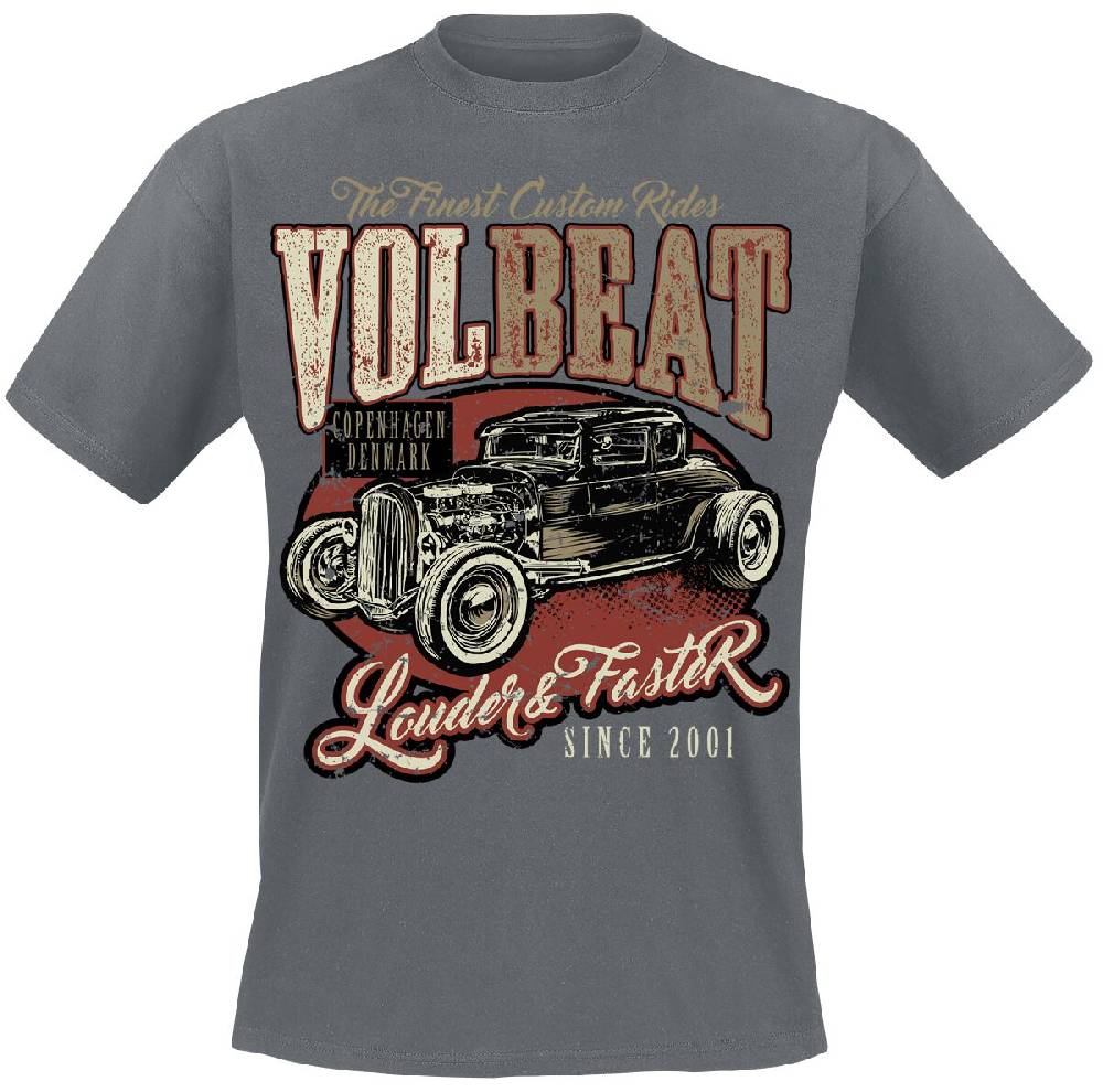 EMP "Louder And Faster" T-Shirt grau von Volbeat