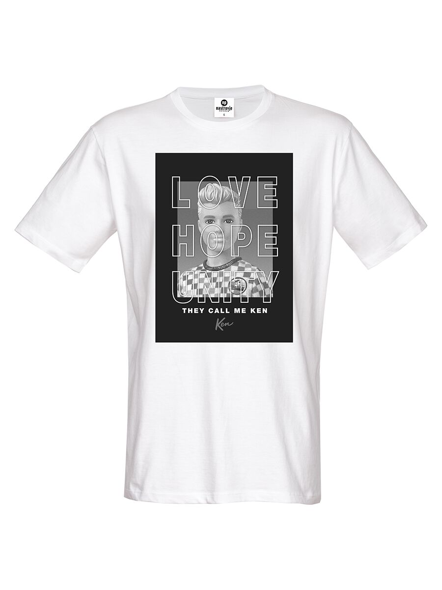 EMP "Love Hope Unity" T-Shirt weiß von Barbie