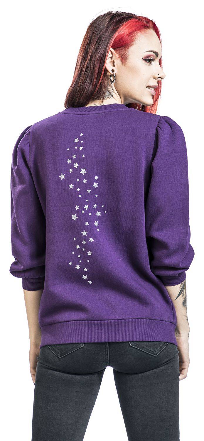 EMP "Love" Sweatshirt Dunkellila Von Looney Tunes