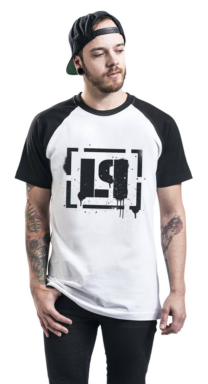 EMP "LP Logo" T-Shirt Weiß/schwarz Von Linkin Park