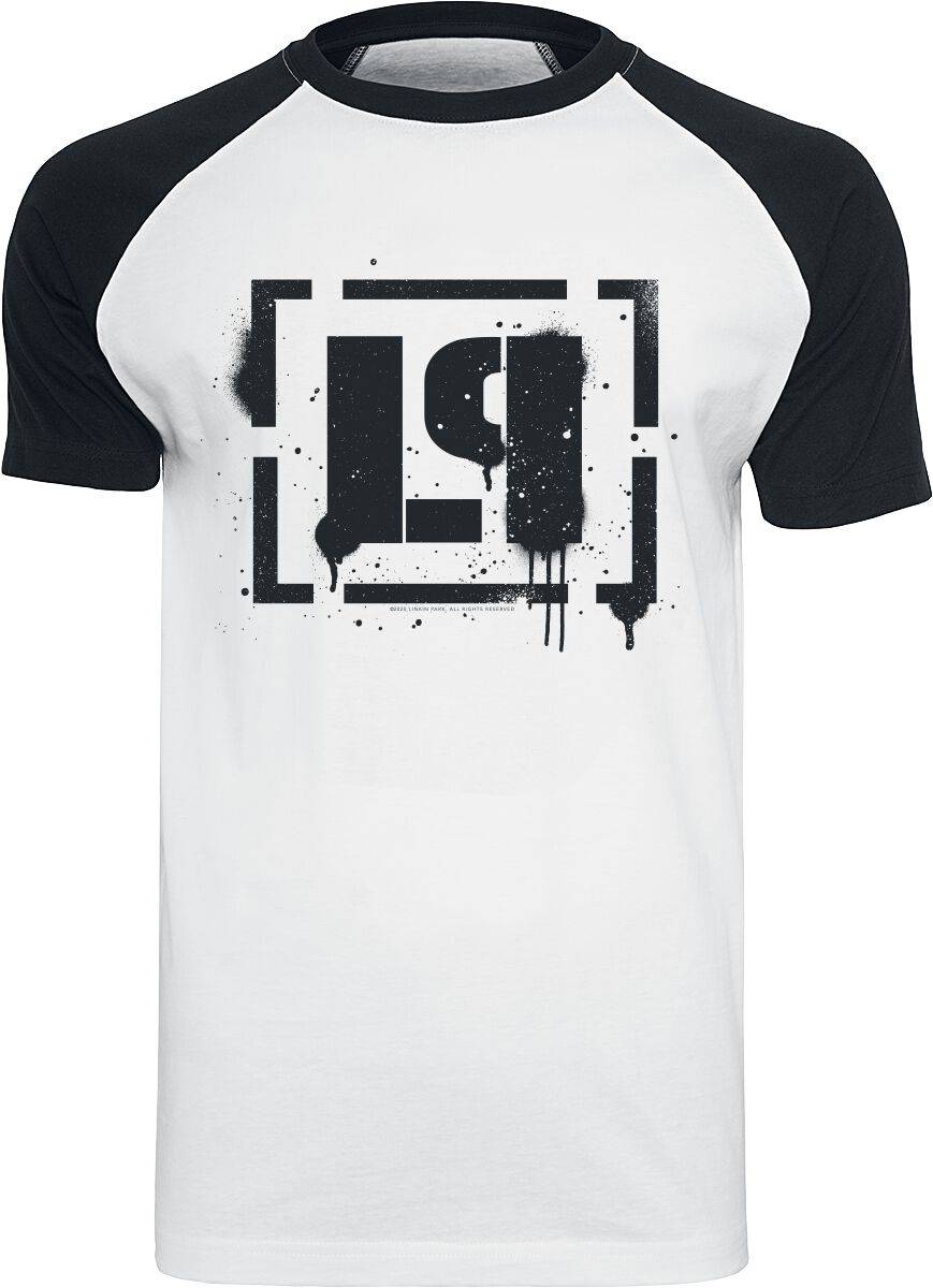 EMP "LP Logo" T-Shirt weiß/schwarz von Linkin Park