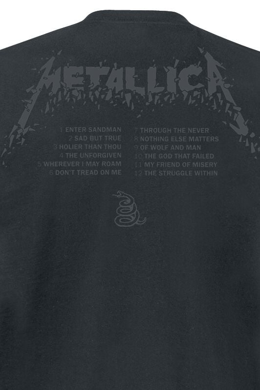 EMP "M - Black Album" T-Shirt Schwarz Von Metallica