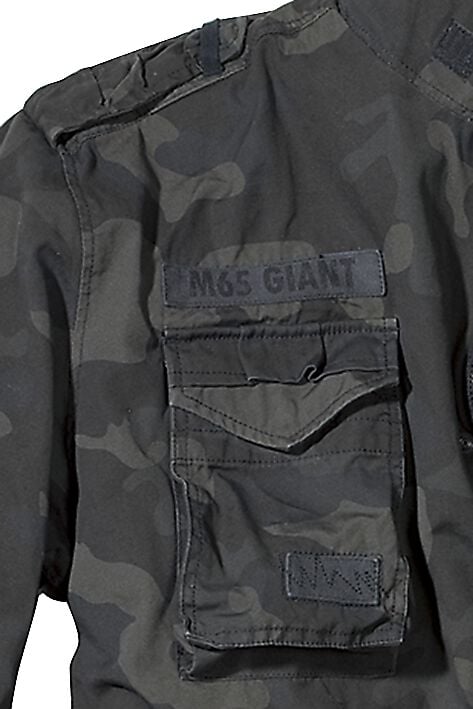 EMP "M65 Giant" Winterjacke Darkcamo Von Brandit