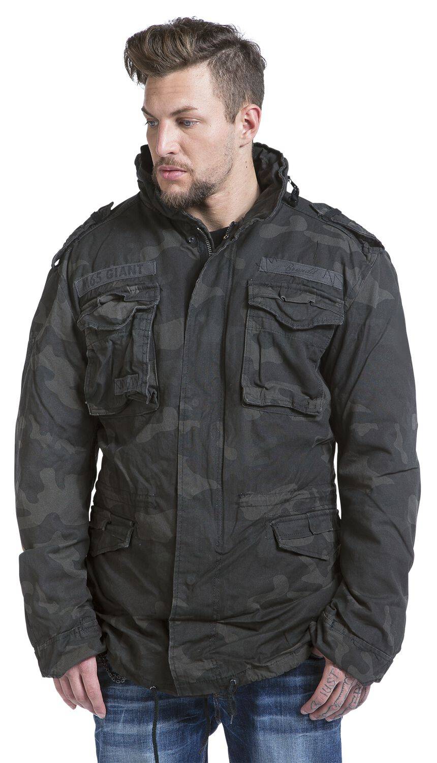 EMP "M65 Giant" Winterjacke Darkcamo Von Brandit