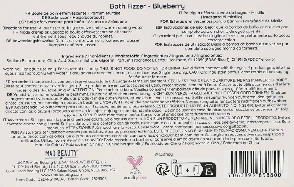 EMP "Mad Beauty - Stitch" Badekugel Von Lilo & Stitch