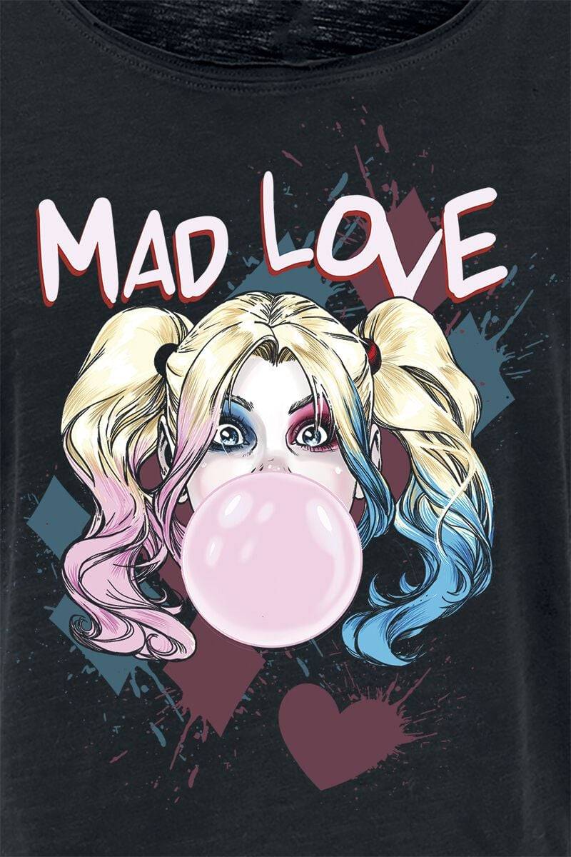 EMP "Mad Love" T-Shirt Schwarz Von Harley Quinn