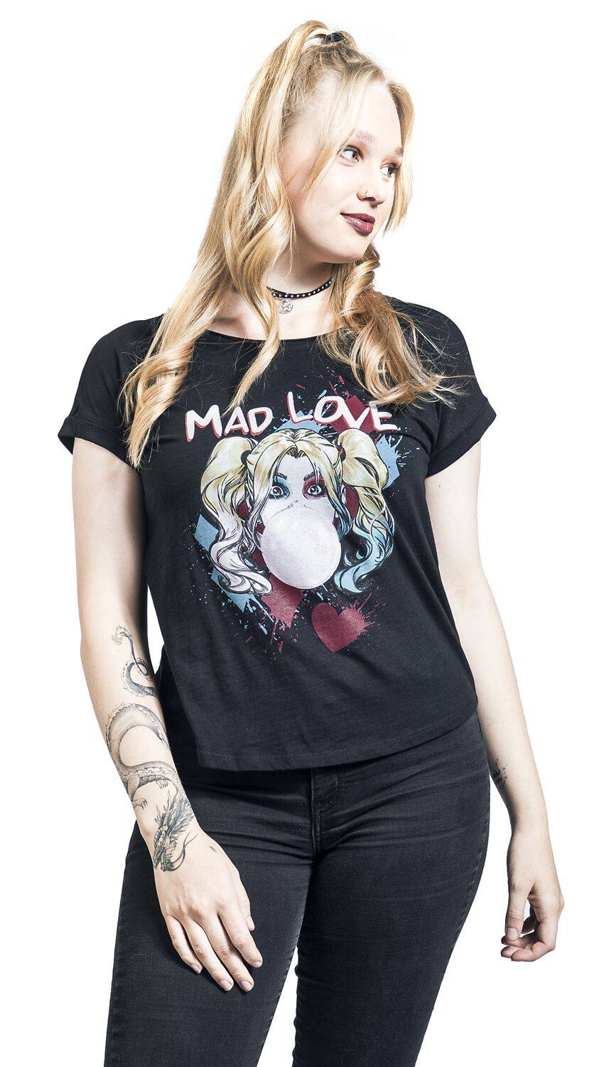 EMP "Mad Love" T-Shirt Schwarz Von Harley Quinn