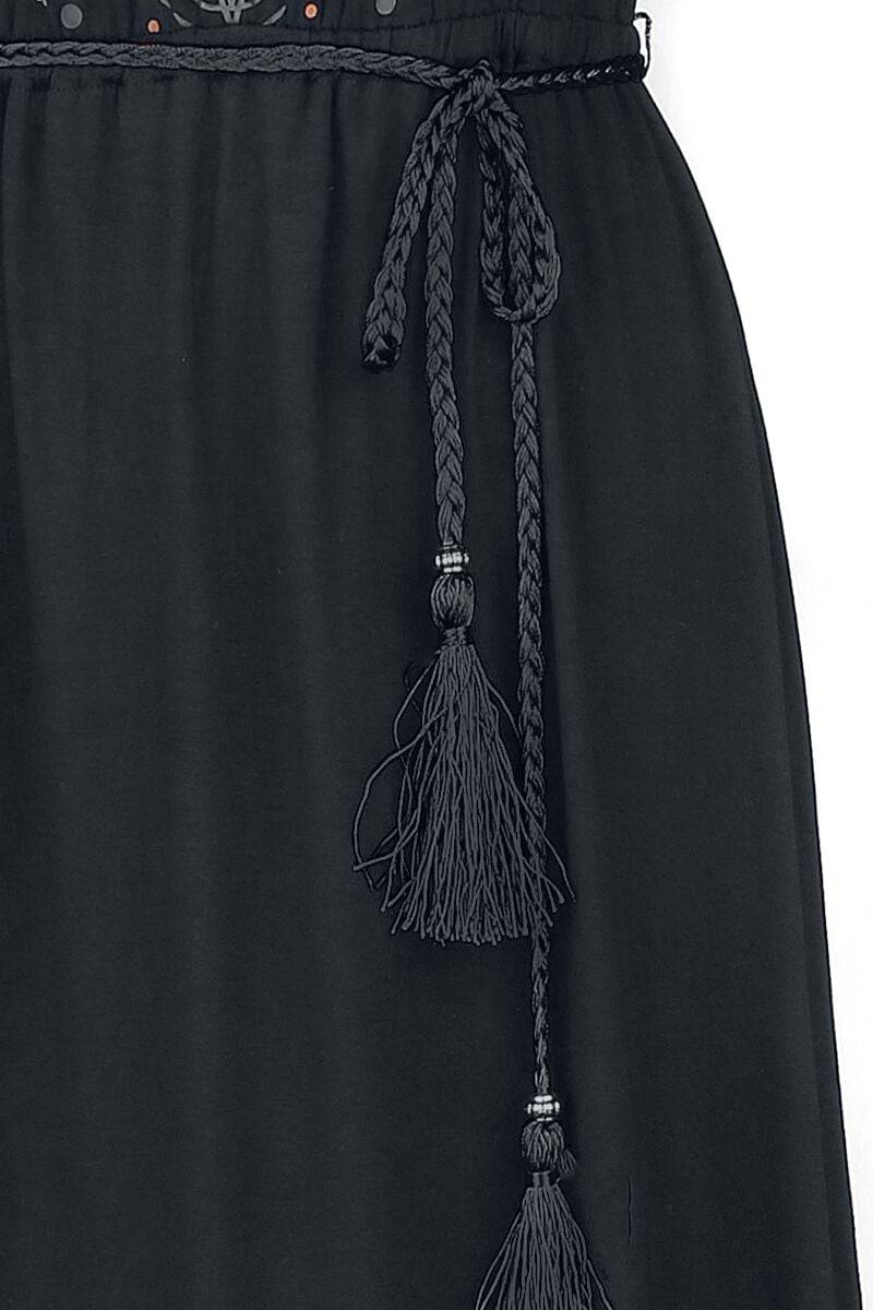 EMP "Mandala" Langes Kleid Schwarz Von Supernatural