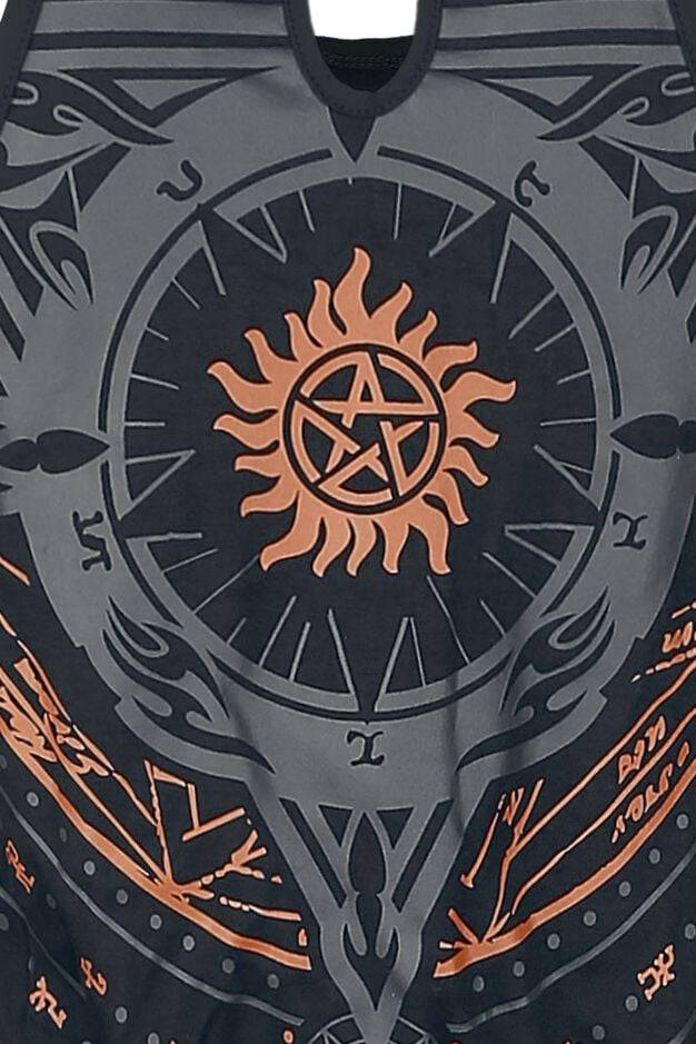 EMP "Mandala" Langes Kleid Schwarz Von Supernatural