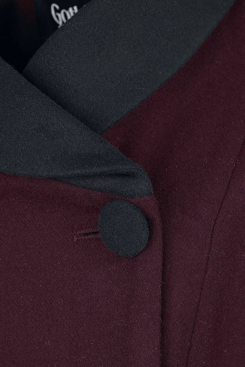 EMP Mantel Dunkelrot Von Gothicana By EMP