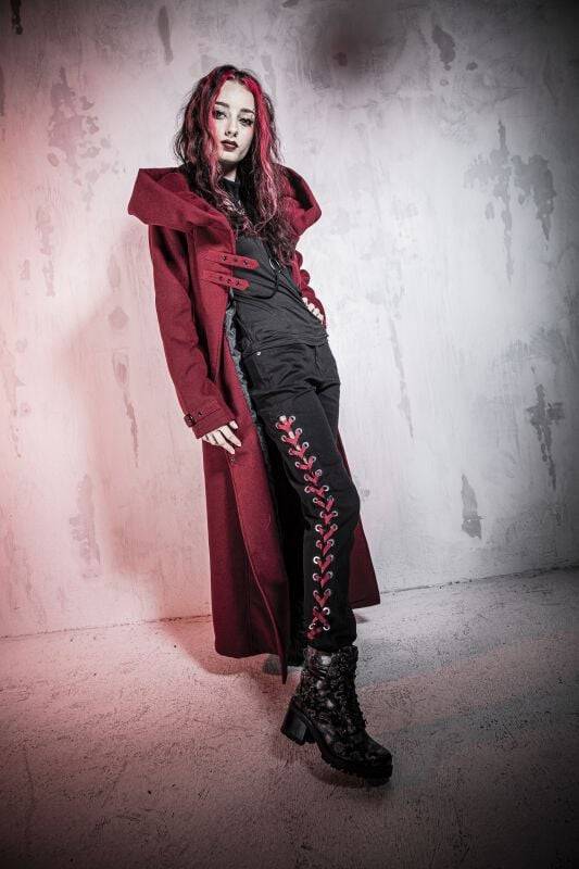 EMP Mantel Rot Von Gothicana By EMP