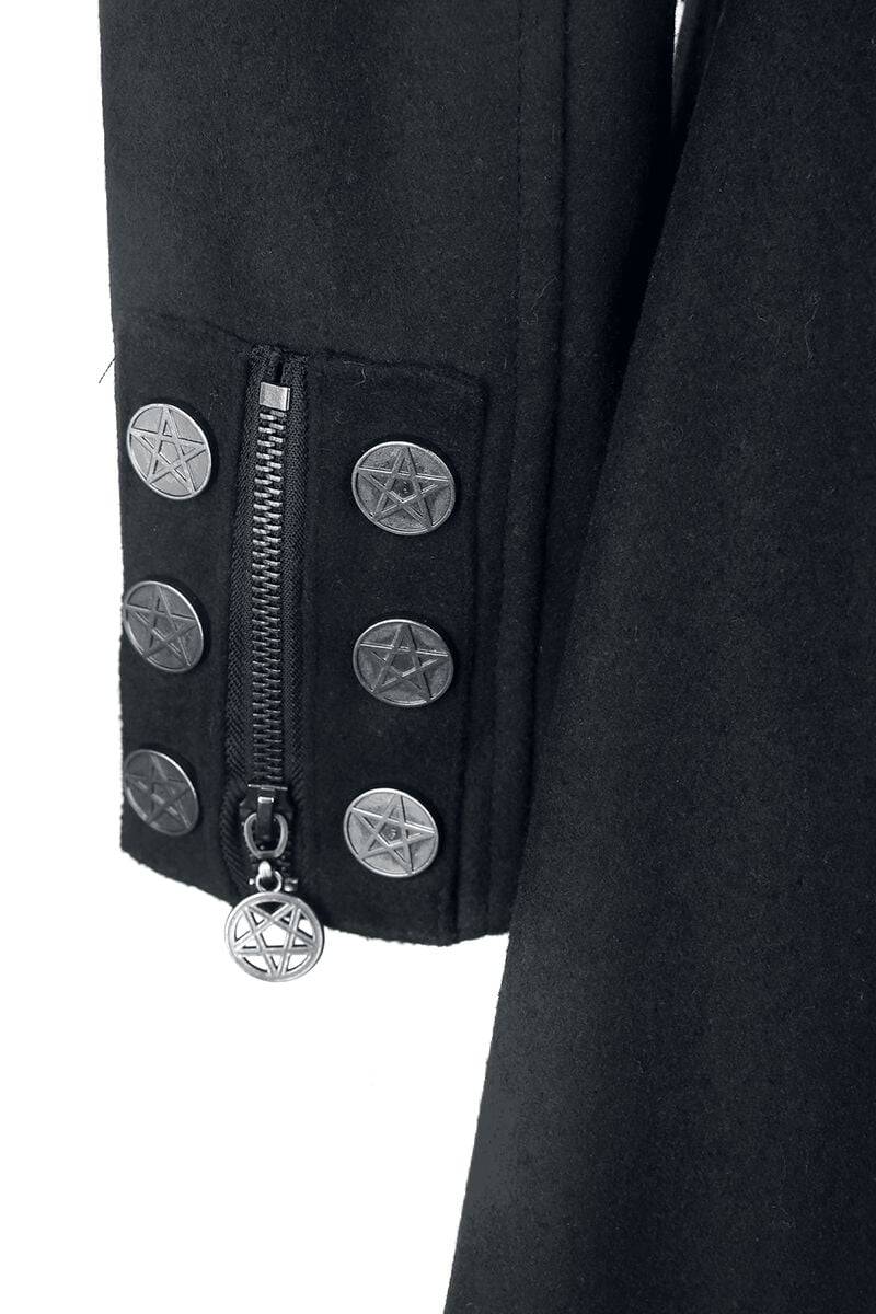 EMP Mantel Schwarz Von Gothicana By EMP