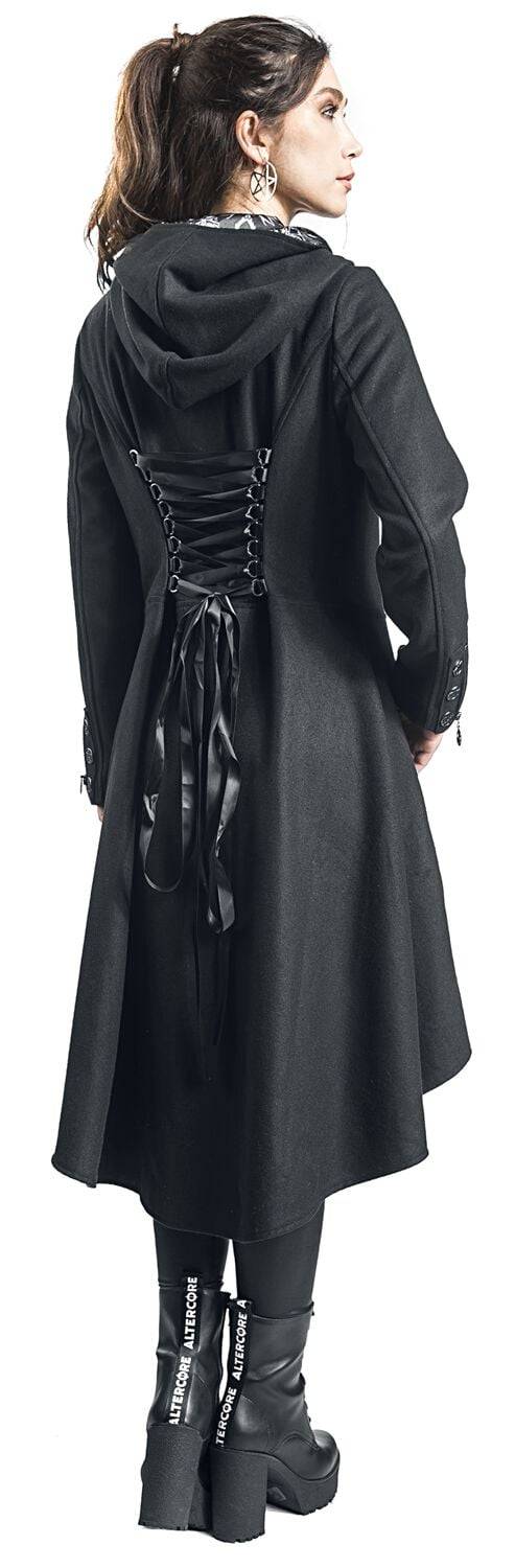 EMP Mantel Schwarz Von Gothicana By EMP