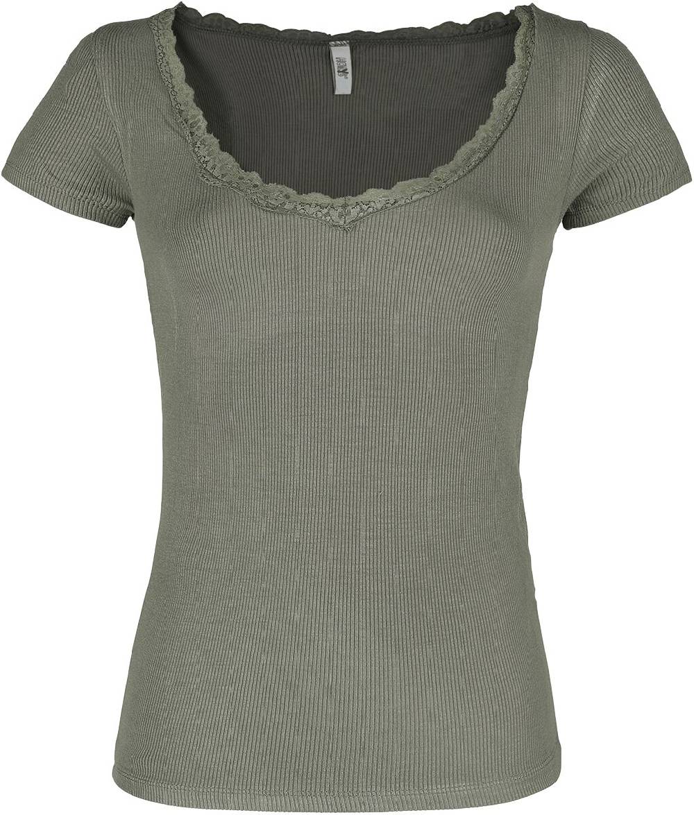EMP "Mariella" T-Shirt khaki von Hailys