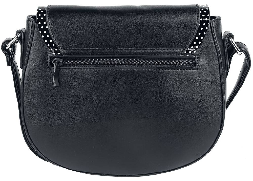 EMP "Marilou" Handtasche Schwarz Von Banned Retro