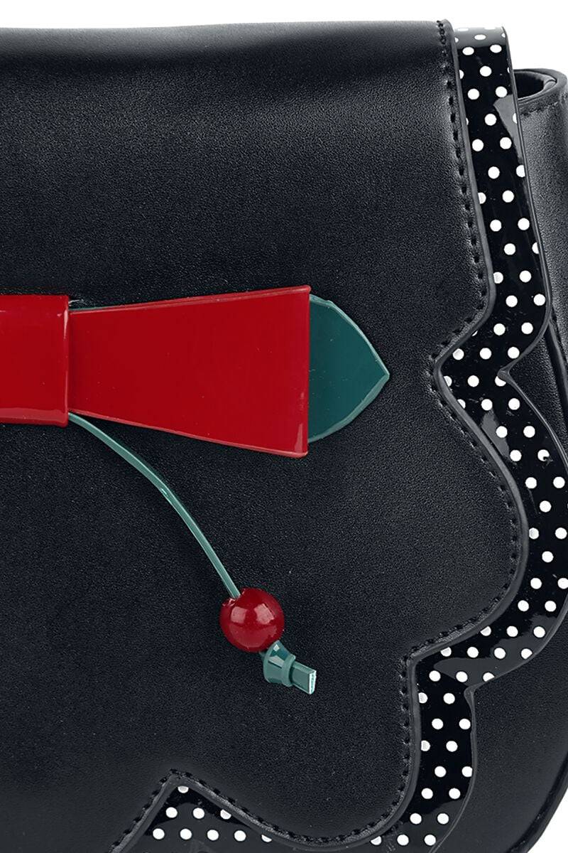 EMP "Marilou" Handtasche Schwarz Von Banned Retro